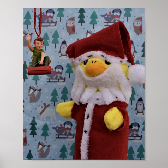 Danny Duck Santa Poster (Vorne)