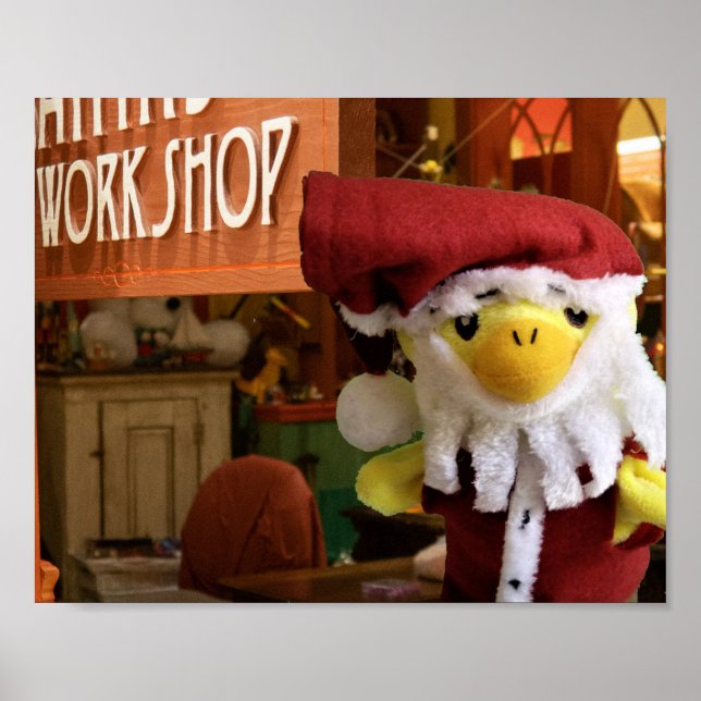 Danny Duck Santa. Poster (Vorne)