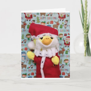 Danny Duck Santa Weihnachtskarte Karte