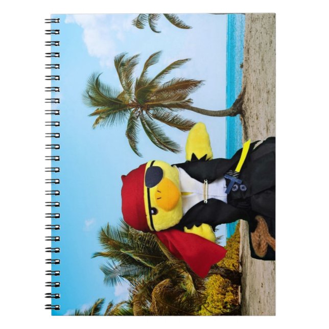 Danny Duck the Pirate Notebook Notizblock (Vorderseite)