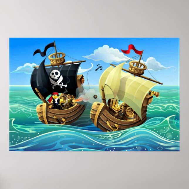 Danny Duck the Pirate. Poster (Vorne)
