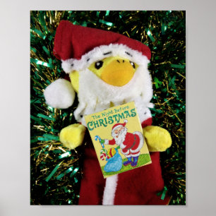 Danny Duck Weihnachtsmann Poster