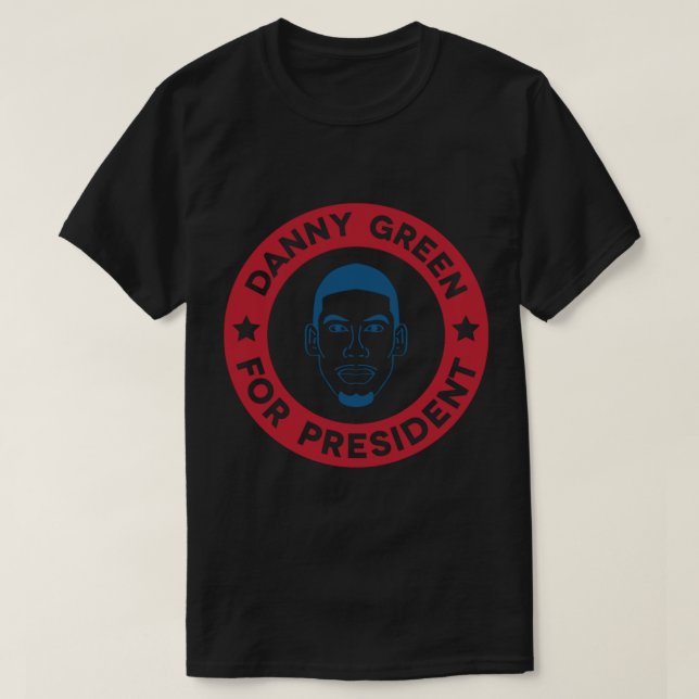 Danny Green für den Präsidenten T-Shirt (Design vorne)