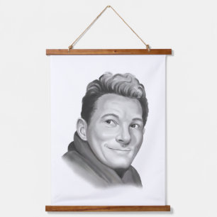 Danny Kaye Wandteppich Mit Holzrahmen