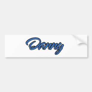 Danny Name blue Aufkleber Sticker Autoaufkleber