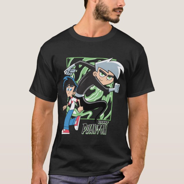 Danny Phantom mit Danny und Phantom T-Shirt (Vorderseite)