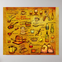 'Dans La Cuisine' Französisch Küche Vocab