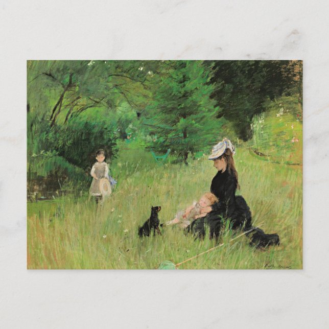 Dans le Parc von Berthe Morisot Postkarte (Vorderseite)