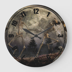 Danse Macabre Große Wanduhr