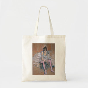 DANSEUSE ASSISE AUX BAS ROSE TRAGETASCHE