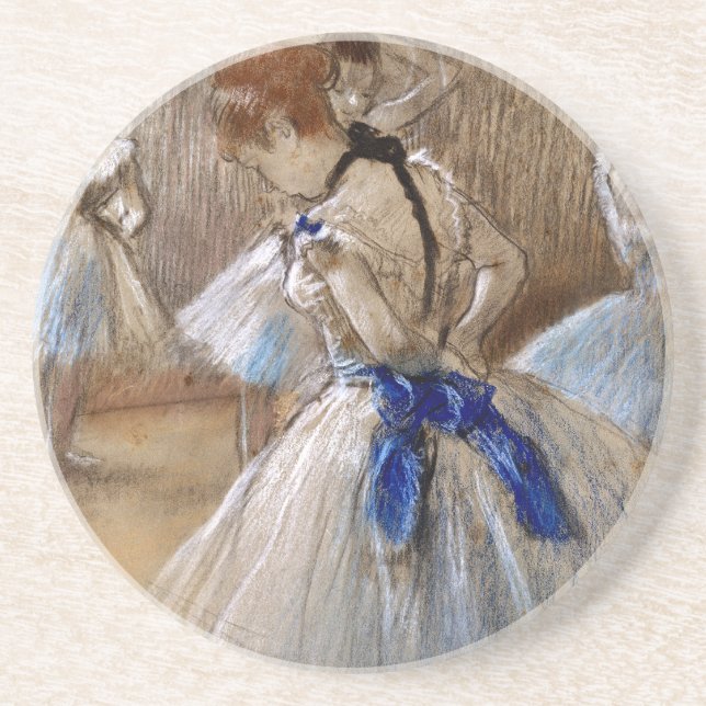 Danseuse (Dancer), Edgar Degas Sandstein Untersetzer (Vorne)