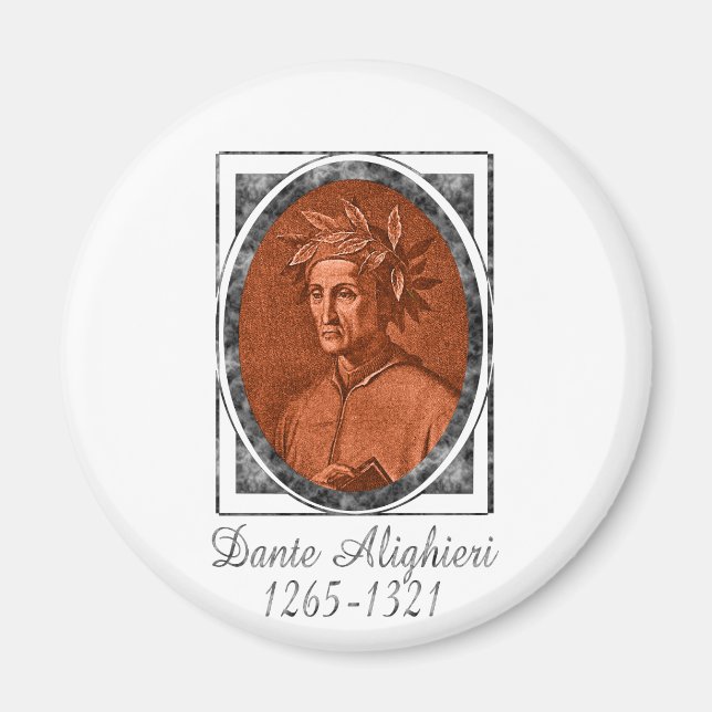 Dante Alighieri Magnet (Vorne)