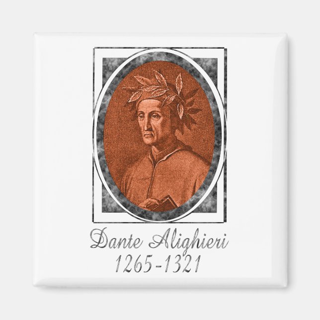 Dante Alighieri Magnet (Vorne)