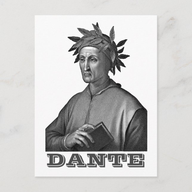 Dante Alighieri Postkarte (Vorderseite)