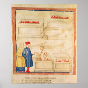 Dante and Virgil  discover Count Ugolino Poster