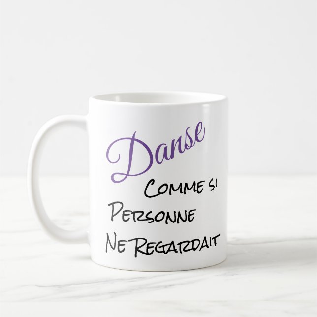 Dante Comme Si Personne Ne Regardait Kaffeetasse (Links)