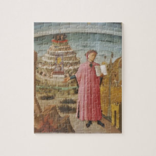Dante & die Göttliche Komödie Vintage-Kunstaccesso Puzzle