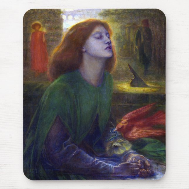 Dante Gabriel Rossetti Beata Beatrix Mousepad (Vorne)