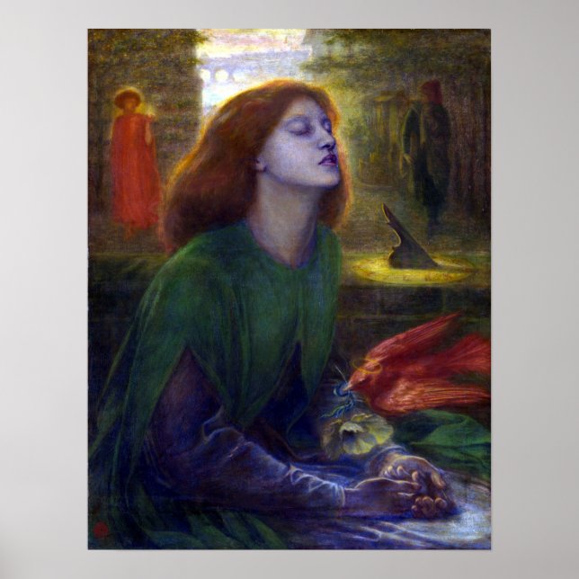 Dante Gabriel Rossetti Beata Beatrix Poster (Vorne)