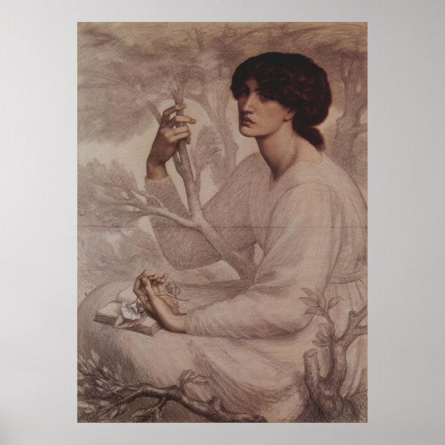 Dante Gabriel Rossetti - Daydream Poster (Vorne)