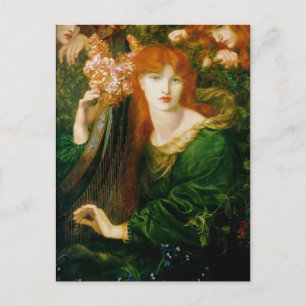 Dante Gabriel Rossetti - Die Garland Postkarte
