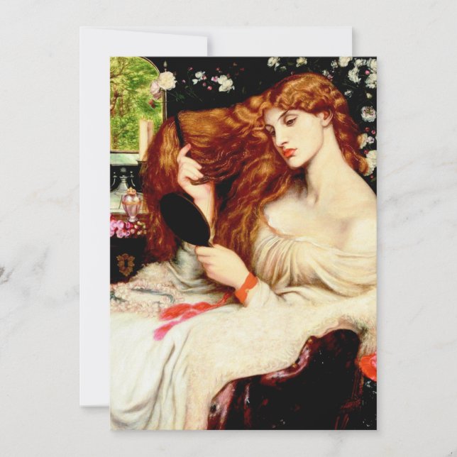 Dante Gabriel Rossetti - Lady Lilith Einladung (Vorderseite)