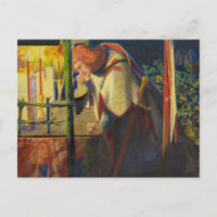 Dante Gabriel Rossetti - Sir Galahad in der Ruine