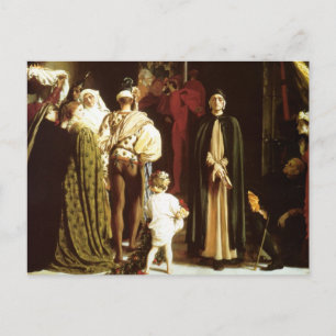 Dante im Exil Postkarte