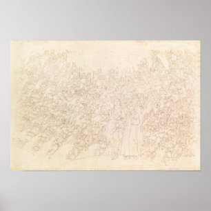 Dante und Beatrice, aus Dantes `Göttlicher Poster