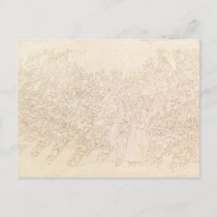 Dante und Beatrice, aus Dantes `Göttlicher Postkarte