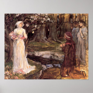 Dante und Beatrice Poster