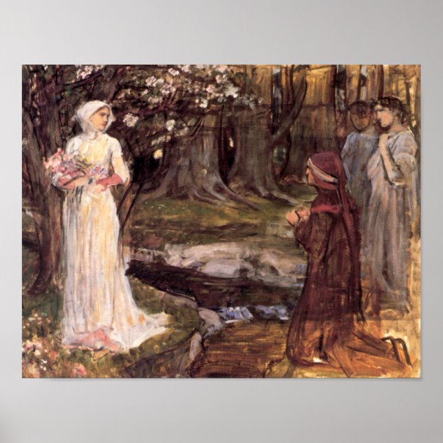 Dante und Beatrice Poster (Vorne)