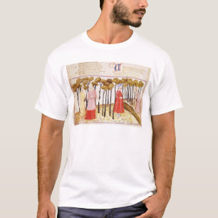 Dante und Virgil am Gipfel des Fegefeuers T-Shirt
