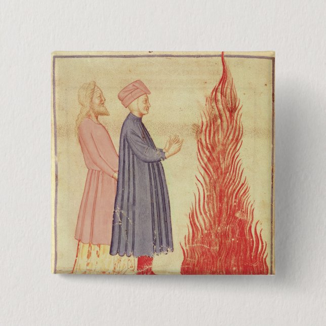 Dante und Virgil erkennen Ulysees Button (Vorderseite)