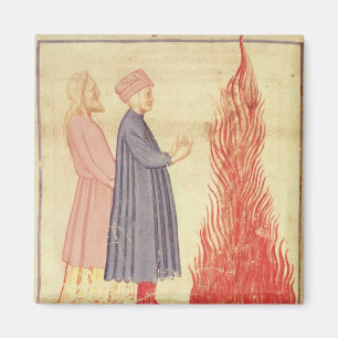Dante und Virgil erkennen Ulysees Magnet