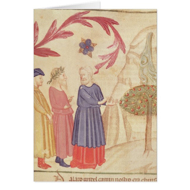 Dante und Virgil im terrestrischen Paradies (Vorne)
