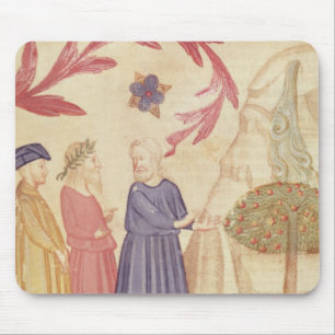 Dante und Virgil im terrestrischen Paradies Mousepad