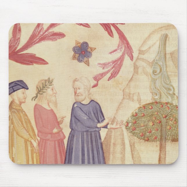 Dante und Virgil im terrestrischen Paradies Mousepad (Vorne)