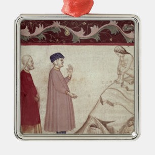 Dante und Virgil treffen die eingesperrten Soule Silbernes Ornament