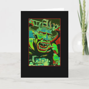 Dantes Inferno Spookhouse psychedelische leere Karte