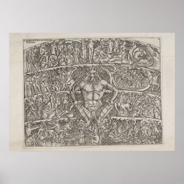 Dantes Inferno von Boccelli Poster (Vorne)