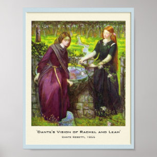 Dantes Vision von Rachel und Leah Poster
