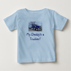 dantruck, ein Fernlastfahrer meines Vatis! Baby T-shirt