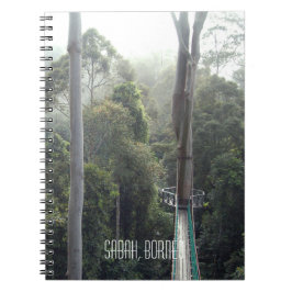 Danum Valley Borneo Rainforest Scene Travelogue Notizblock