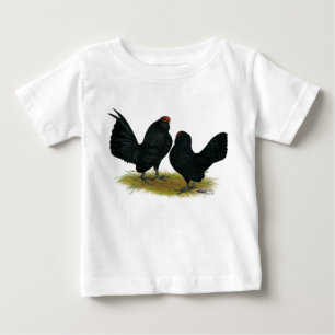 D'Anvers Black Bantams Baby T-shirt