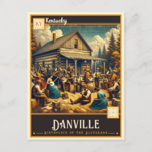 Danville, Kentucky Vintage Postkarte