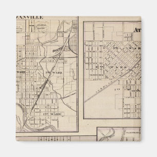 Danville, Shelbyville, Atlanta und Monticello Magnet