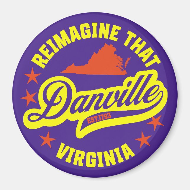 Danville, Virginia Magnet (Vorne)