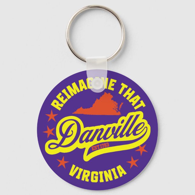 Danville, Virginia Schlüsselanhänger (Vorderseite)