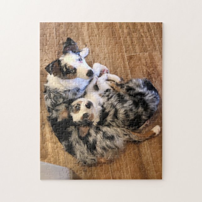 Dany and Lily Mini Aussies Puzzle (Vertikal)